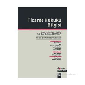Ticaret Hukuku Bilgisi - Fatih Bilgili Ertan Demirkapı
