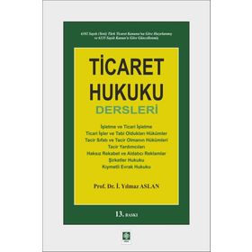 Ticaret Hukuku Dersleri Ekin Yayınevi