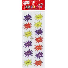 Ticon 256027 3D Sticker Puffy
