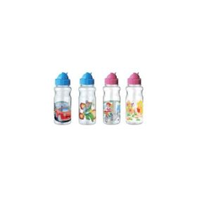 Ticon 272820 Popsy Şeffaf Desenli Plastik Matara Suluk