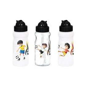 Ticon 272822 Fanatic Şeffaf Desenli Plastik Matara Suluk