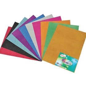 Ticon 50x70 cm 25'li Karışık Paket Simli Fon Kartonu