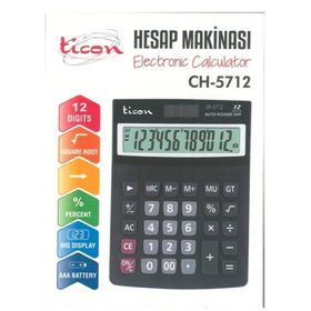 Ticon CH-5712 Hesap Makinesi