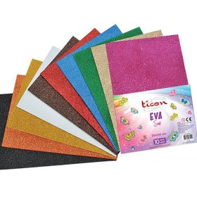 Ticon Eva Simli 20x30 cm 10 Renk Elişi Kağıdı