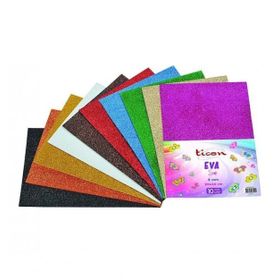 Ticon Eva Simli 20x30 cm 10 Renk Elişi Kağıdı