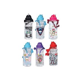 Ticon Popsy 500 ml Şeffaf Desenli Matara