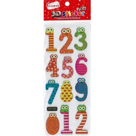 Ticon Puffy 177566 3D Sticker