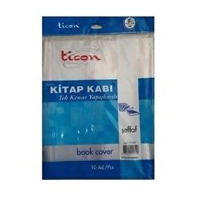 Ticon Tek Kenar Yapışkanlı Şeffaf Hazır Kaplık