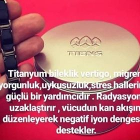 Tiens Siyah Enerji Bilekliği