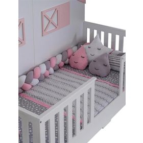 Tiffany Pembe Satürn Kenar Koruma ve Örgü Seti