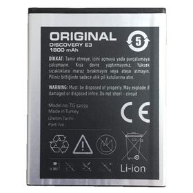 Tiger General Mobile Discovery E3 1800mAh Uyumlu Batarya