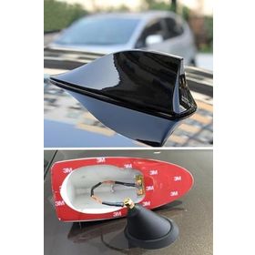 Tiger Marketing Fiat/Tofaş Kartal Uyumlu Siyah Oto Balık Sırtı Elektrikli Köpek Balığı Tavan Anteni