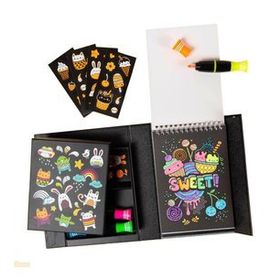 Tiger Tribe Glow Friends Neon Colouring Neon Boyama Seti