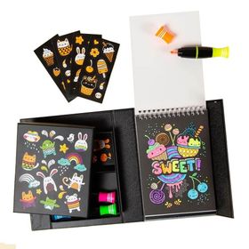 Tiger Tribe Glow Friends Neon Colouring Neon Boyama Seti