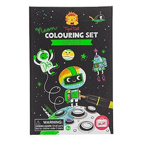 Tiger Tribe Outer Space Neon Colouring Neon Boyama Seti
