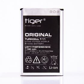 Tiger Turkcell T11 Maxiphone Lİ3711t42p3h654246 1100mAh Uyumlu Batarya