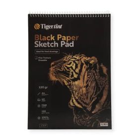 Tigertint A4 120 gr 40 Yaprak Siyah Eskiz Defteri