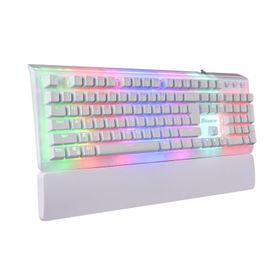Tigoes K2 Beyaz Mekanik Oyuncu Klavye-Mouse Seti