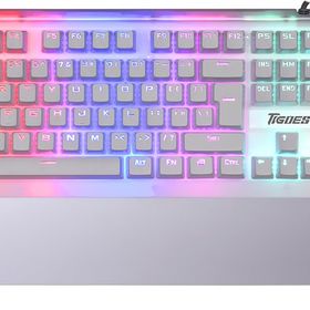 Tigoes K2 Beyaz Mekanik Oyuncu Klavye-Mouse Seti