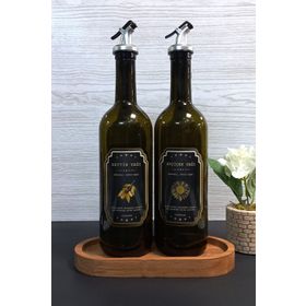 Tilbe Home Amber 2'li 750 ml Yağlık Yağdanlık