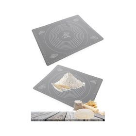 Tilbe Home Gri Silikon Hamur Açma Matı