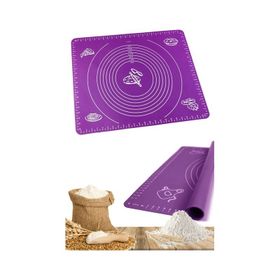 Tilbe Home Mor Silikon Hamur Açma Matı