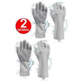 Tilbe Home Silikon Bulaşık Yıkama Eldiveni