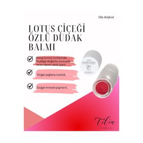 Tilia Skinfood Lotus Çiçeği Özlü Dudak Balmı