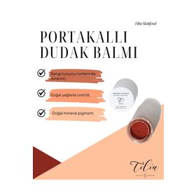 Tilia Skinfood Portakallı Dudak Balmı