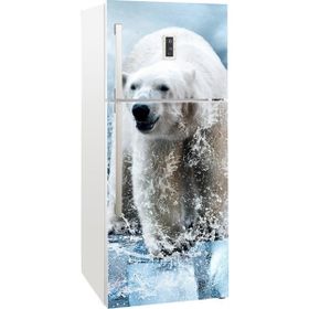 Tilki Dünyası 0012-BUZS000012 Buzdolabı Kapağı Kaplama Sticker