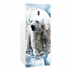 Tilki Dünyası 0012-BUZS000012 Buzdolabı Kapağı Kaplama Sticker