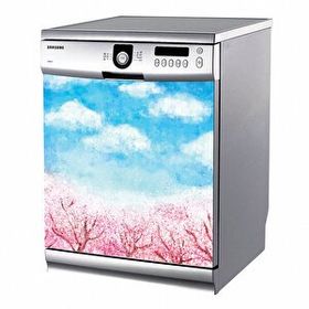 Tilki Dünyası 0013-BMAKS00013 Bulaşık Makinesi Kapak Sticker