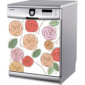 Tilki Dünyası 0017-BMAKS00017 Bulaşık Makinesi Kapak Sticker