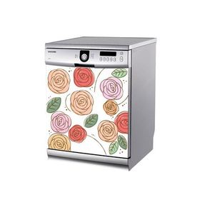 Tilki Dünyası 0017-BMAKS00017 Bulaşık Makinesi Kapak Sticker