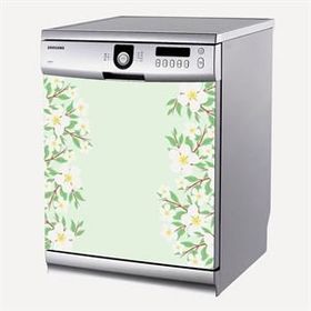 Tilki Dünyası 0018-BMAKS00018 Bulaşık Makinesi Kapak Sticker