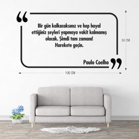 Tilki Dünyası 002 Dekoratif Duvar Yazısı Sticker