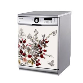 Tilki Dünyası 0027-BMAKS00027 Bulaşık Makinesi Kapak Sticker