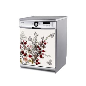 Tilki Dünyası 0027-BMAKS00027 Bulaşık Makinesi Kapak Sticker
