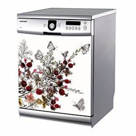Tilki Dünyası 0027-BMAKS00027 Bulaşık Makinesi Kapak Sticker