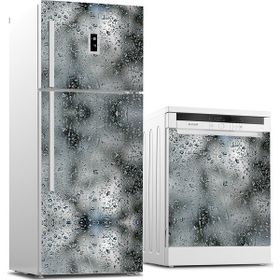 Tilki Dünyası 0034 Su Damlaları Buzdolabı Stickerı