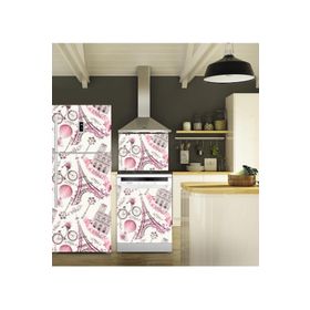 Tilki Dünyası 0039 Paris Buzdolabı-Bulaşık Makinesi-Ocak Arkası Sticker Set