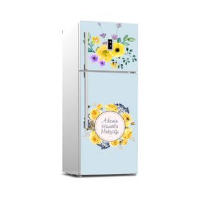 Tilki Dünyası 0040-BUZS000040 Buzdolabı Kapağı Kaplama Sticker