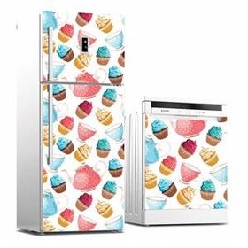 Tilki Dünyası 0049 Buzdolabı Stickerı