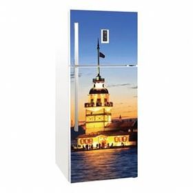 Tilki Dünyası 0053-BUZS000053 Buzdolabı Kapağı Kaplama Sticker