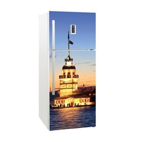 Tilki Dünyası 0053-BUZS000053 Buzdolabı Kapağı Kaplama Sticker