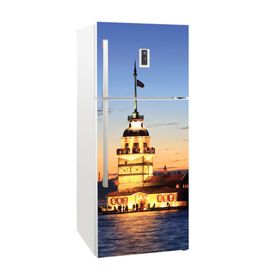 Tilki Dünyası 0053-BUZS000053 Buzdolabı Kapağı Kaplama Sticker