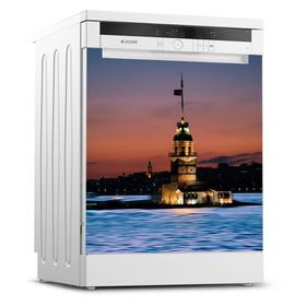 Tilki Dünyası 0057-BMAKN00029 Bulaşık Makinesi Kapak Sticker