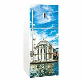 Tilki Dünyası 0057-BUZS000057 Buzdolabı Kapağı Kaplama Sticker