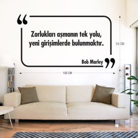 Tilki Dünyası 006 Dekoratif Duvar Yazısı Sticker