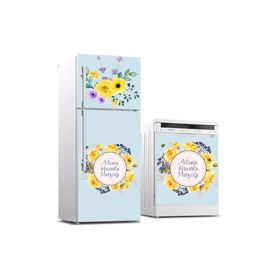 Tilki Dünyası 0064 Buzdolabı ve Bulaşık Makinesi Takım Sticker